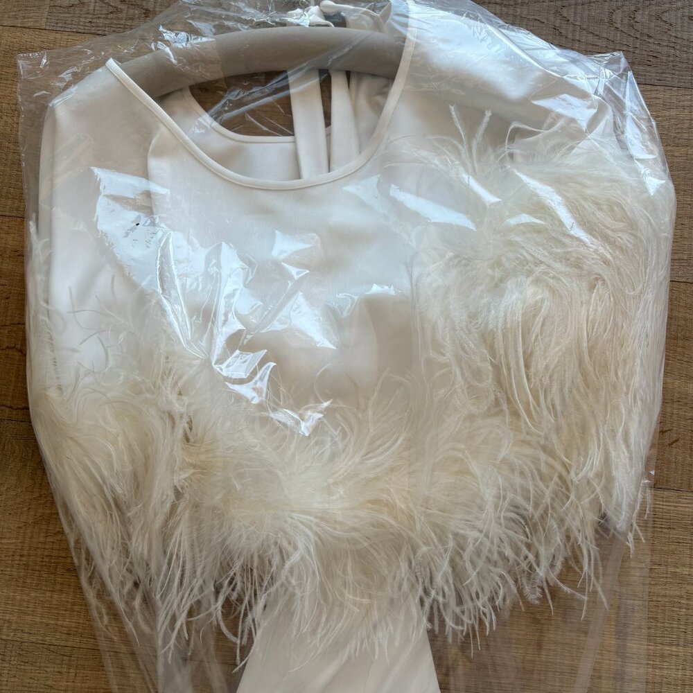 The Attico Feather Trimmed Gown - Picture 3 of 8